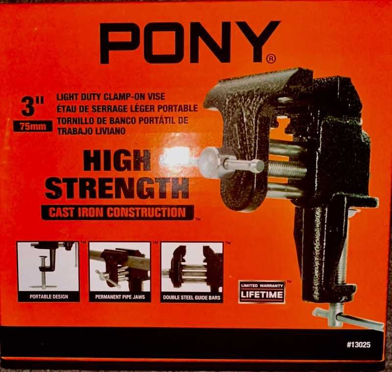 Bench Vise:  3-Inch Light Duty Clamp On